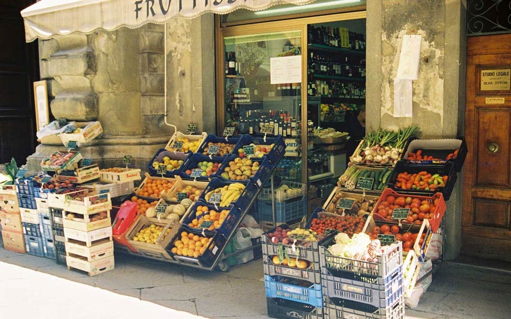 Grocery Store in San Gimignano, Italy